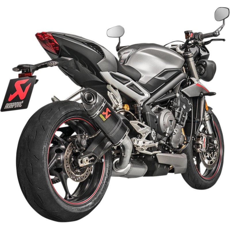 TRIUMPH STREET TRIPLE 765 R ABS CARBON FIBER AKRAPOVIC TRIUMPH STREET TRIPLE 765 R ABS CARBON FIBER AKRAPOVIC