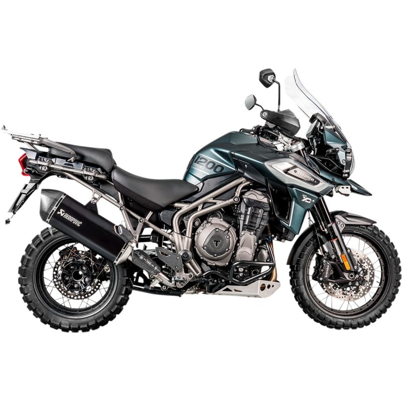 TRIUMPH TIGER EXPLORER XCX ABS BLACK AKRAPOVIC TRIUMPH TIGER EXPLORER XCX ABS BLACK AKRAPOVIC