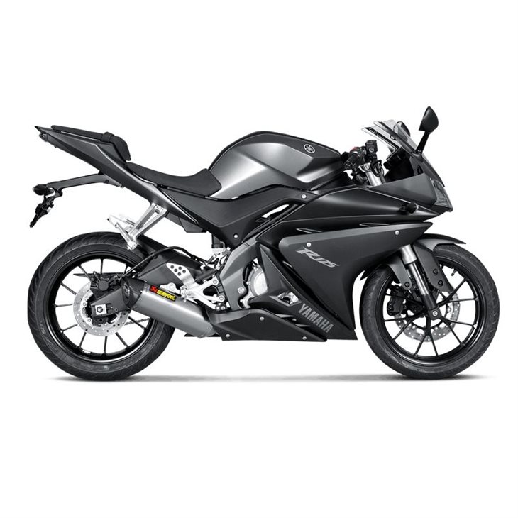 YAMAHA MT-125 ABS ECE TYPE APPROVED| FULL SYSTEM AKRAPOVIC