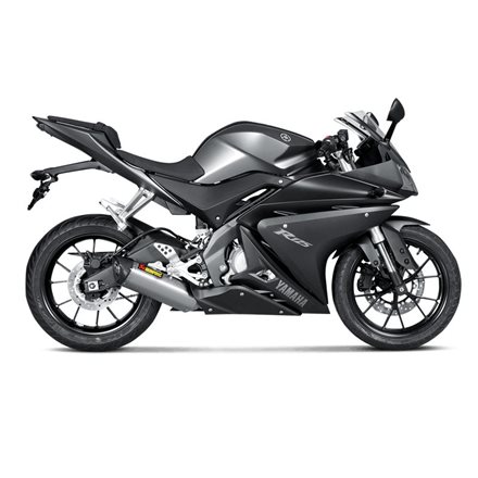 YAMAHA YZF-R 125 ABS ECE TYPE APPROVED| FULL SYSTEM AKRAPOVIC