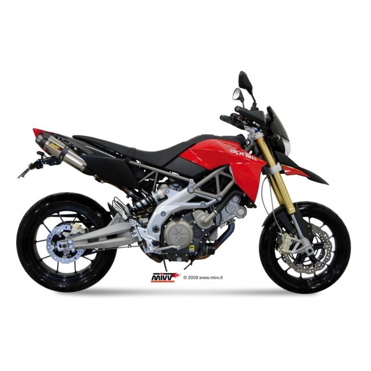 APRILIA DORSODURO 750 2008 - 2016 SUONO INOX COPA CARBONO MIVV