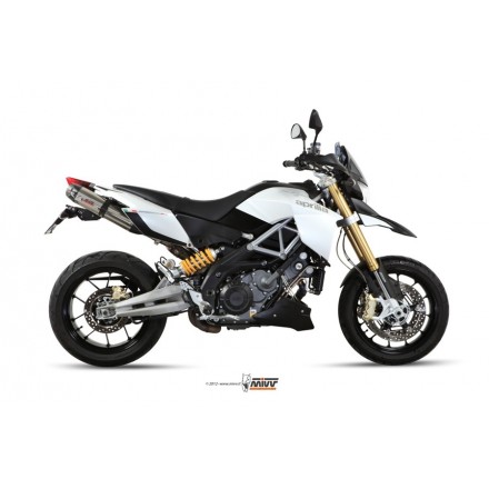 APRILIA DORSODURO 1200 2012 - 2016 SUONO INOX COPA CARBONO MIVV