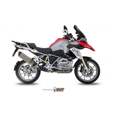 BMW R 1200 GS / ADVENTURE 2013 - 2018 SUONO INOX COPA CARBONO MIVV