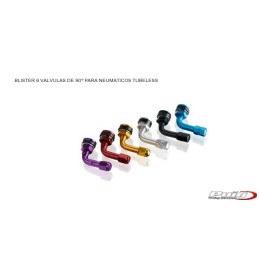 PAR VALVULAS MOTO 90º EN COLORES
