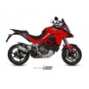 DUCATI MULTISTRADA 1200 2015 - 2017 SUONO INOX COPA CARBONO MIVV