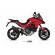 DUCATI MULTISTRADA 1200 2015 - 2017 SUONO INOX COPA CARBONO MIVV