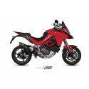 DUCATI MULTISTRADA 1200 2015 - 2017 SUONO INOX COPA CARBONO MIVV