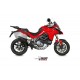 DUCATI MULTISTRADA 1200 2015 - 2017 SUONO INOX COPA CARBONO MIVV