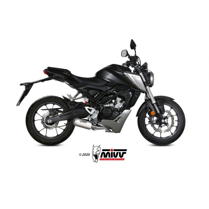 HONDA CB 125 R 2018 - MK3 INOX/ST. STEEL MIVV