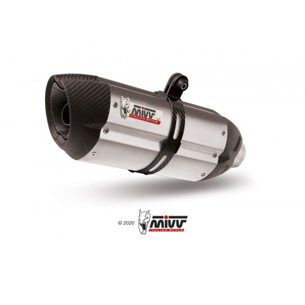 HONDA CBR 600 F 2001 - 2010 SUONO INOX COPA CARBONO MIVV