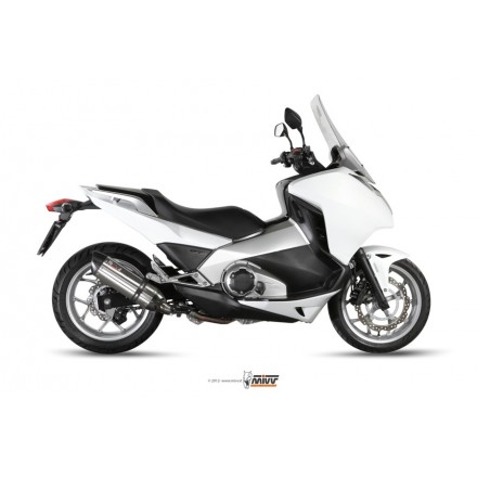 HONDA INTEGRA 700 2012 - 2013 SUONO INOX COPA CARBONO MIVV