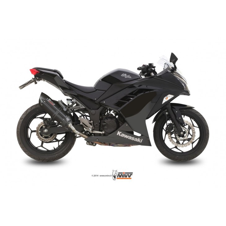 KAWASAKI NINJA 300 2013 - 2016 SUONO BLACK MIVV