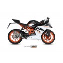 KTM RC 390 2014 - 2016 SUONO INOX COPA CARBONO MIVV