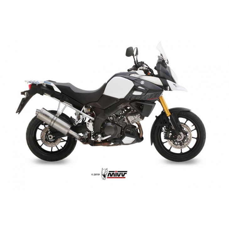 SUZUKI DL V-STROM 1000 / XT 2014 - OVAL INOX/ST. STEEL MIVV