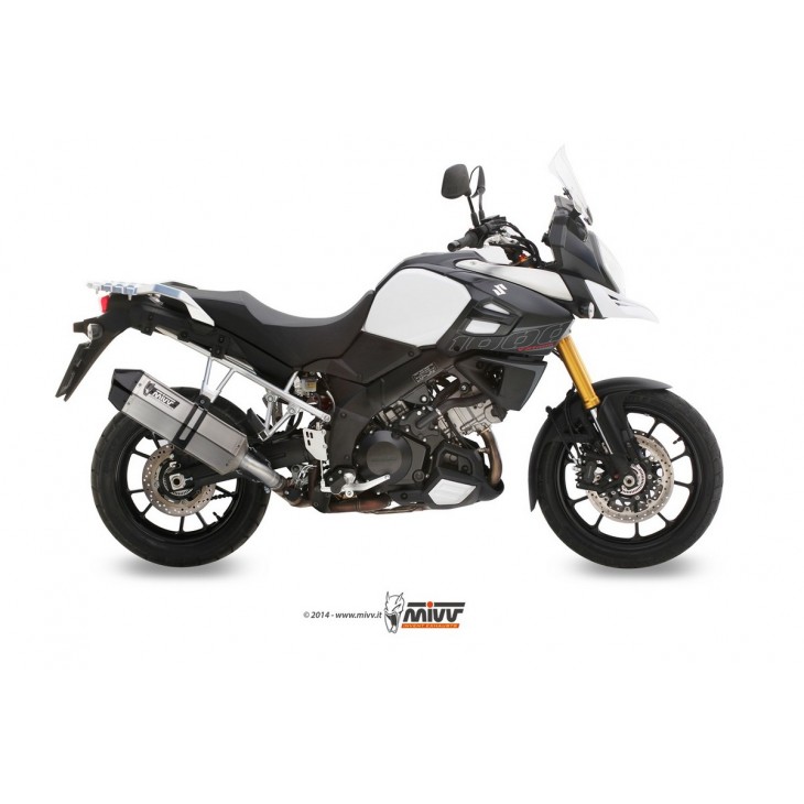 SUZUKI DL V-STROM 1000 / XT 2014 - SPEED EDGE INOX COPA CARBONO MIVV