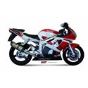 YAMAHA YZF 600 R6 1999 - 2002 SUONO INOX COPA CARBONO MIVV