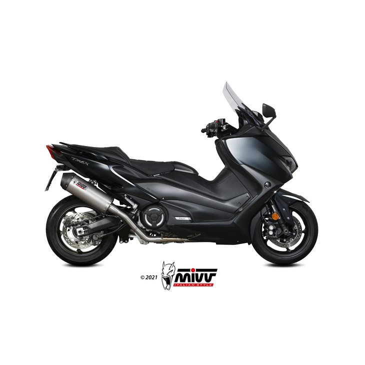 YAMAHA T-MAX 530 2017 - 2019 OVAL TITANIO COPA CARBONO MIVV