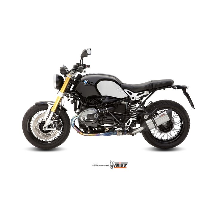 BMW R NINE T 2014 - SUONO INOX COPA CARBONO MIVV