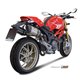 DUCATI MONSTER 795 2012 - 2014 SUONO INOX COPA CARBONO MIVV