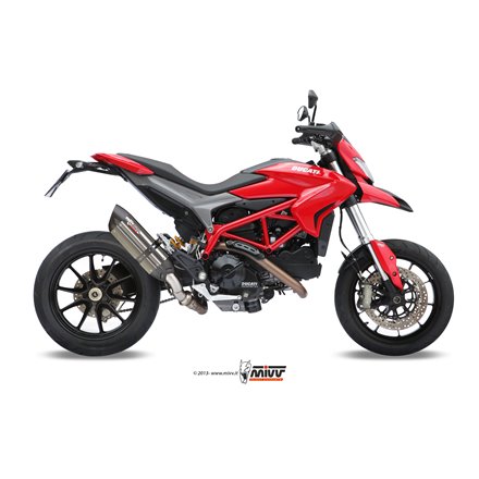 DUCATI HYPERSTRADA 821 2013 - 2015 SUONO INOX COPA CARBONO MIVV