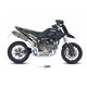 DUCATI HYPERMOTARD 1100 2007 - 2009 SUONO INOX COPA CARBONO MIVV