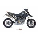 DUCATI HYPERMOTARD 1100 2007 - 2009 SUONO INOX COPA CARBONO MIVV