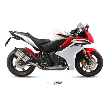 HONDA CBR 600 F 2011 - 2013 SUONO INOX COPA CARBONO MIVV