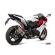 HONDA CBR 600 F 2011 - 2013 SUONO INOX COPA CARBONO MIVV