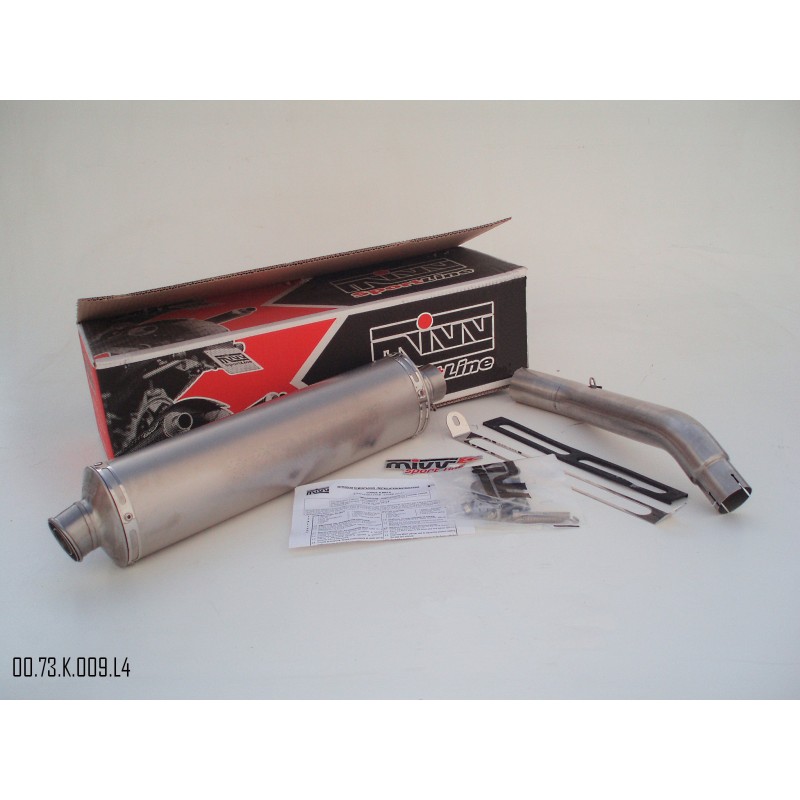 KAWASAKI ZX-6 RR 2003 - 2004 OVAL TITANIO MIVV KAWASAKI ZX-6 RR 2003 - 2004 OVAL TITANIO MIVV