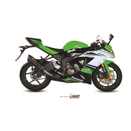 KAWASAKI ZX-6 R 636 2013 - 2016 SUONO BLACK MIVV