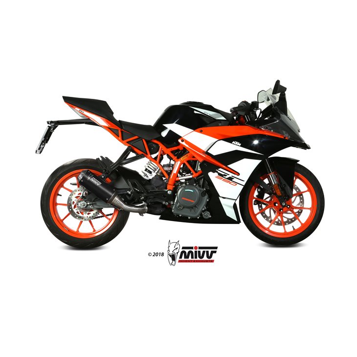 KTM RC 390 2017 - 2021 MK3 BLACK MIVV