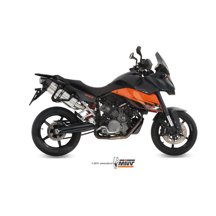 KTM 990 SUPERMOTO SMT 2009 - 2013 SUONO INOX COPA CARBONO MIVV