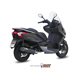 KYMCO DOWNTOWN 300 2009 - 2012 STRONGER STEEL BLACK IMP. COMPL./FULL SYS. 1X1