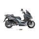 KYMCO XCITING 400 2013 - 2016 STRONGER STEEL BLACK IMP. COMPL./FULL SYS. 1X1