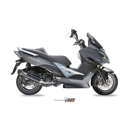 KYMCO XCITING 400 2013 - 2016 STRONGER STEEL BLACK IMP. COMPL./FULL SYS. 1X1
