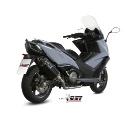 KYMCO AK550 2017 - SPEED EDGE STEEL BLACK IMP. COMPL./FULL SYS. 2X1