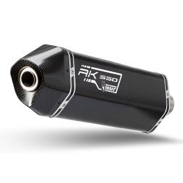 KYMCO AK550 2017 - SPEED EDGE STEEL BLACK IMP. COMPL./FULL SYS. 2X1