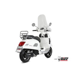 PIAGGIO VESPA GTS 125 2017 - 2018 MOVER BLACK PAINTED ST. STEEL
