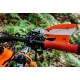 Kit completo paramanos de bicicleta Barkbusters blanco