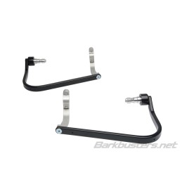 Soportes de aluminio Barkbusters Fijación de doble anclaje Color negro