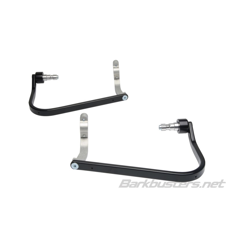 Soportes de aluminio Barkbusters Fijación de doble anclaje Color negro