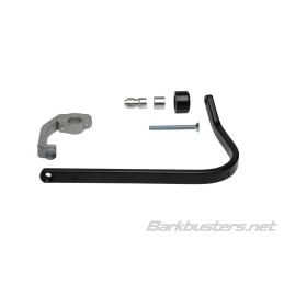 Soportes de aluminio Barkbusters Fijación de doble anclaje Color negro