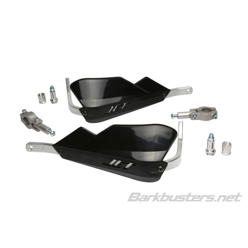 Kit de paramanos Barkbusters JET abierto Ø22 universal Color negro Kit de paramanos Barkbusters JET abierto Ø22 universal Color negro