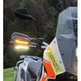 Kit intermitentes LED luz ambar, paramanos Barkbusters JET, VPS,STORM