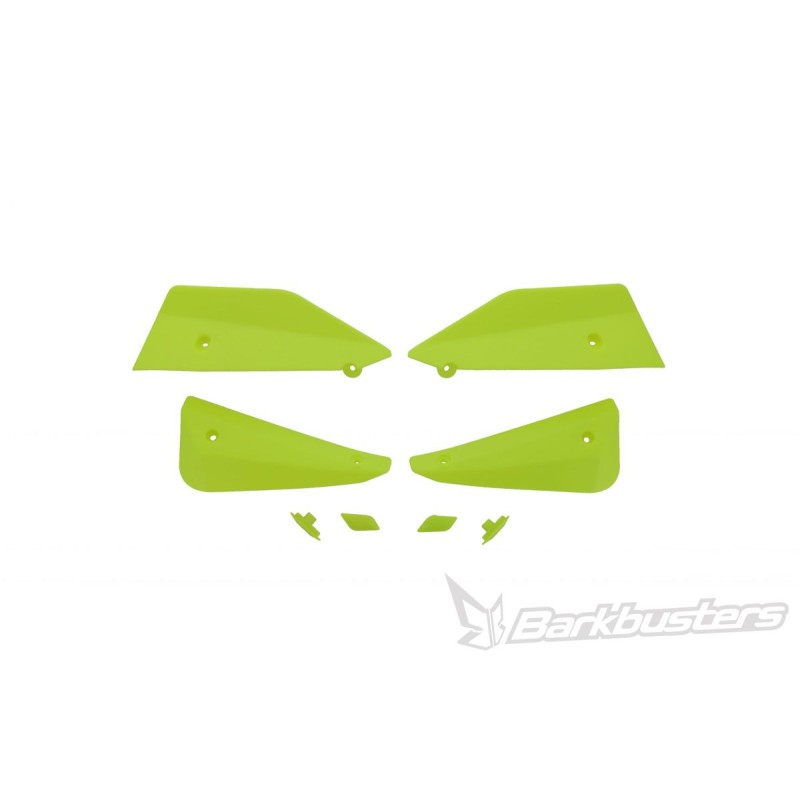 Kit de deflectores y conectores Barkbusters SABRE Color amarillo Hiviz Kit de deflectores y conectores Barkbusters SABRE Color amarillo Hiviz