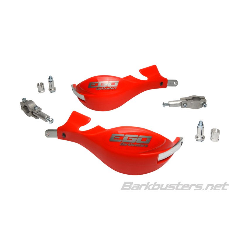 Kit de paramanos Barkbusters EGO MINI abierto Ø22 Color rojo Kit de paramanos Barkbusters EGO MINI abierto Ø22 Color rojo