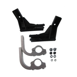 Abrazadera de montaje paramanos Barkbusters STORM, CARBON Ø22 universal