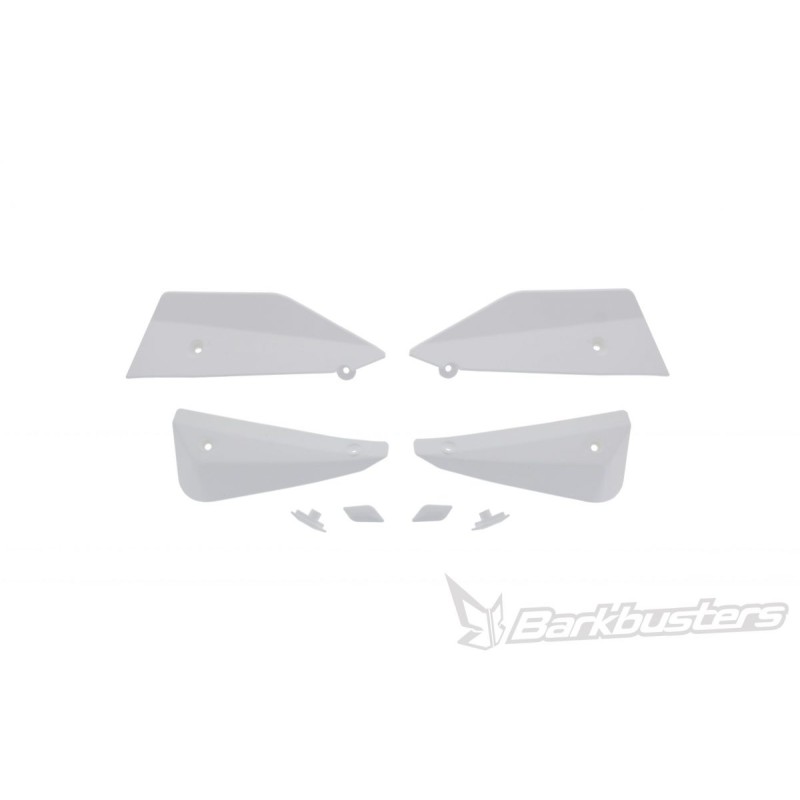 Kit de deflectores y conectores Barkbusters SABRE Color blanco Kit de deflectores y conectores Barkbusters SABRE Color blanco