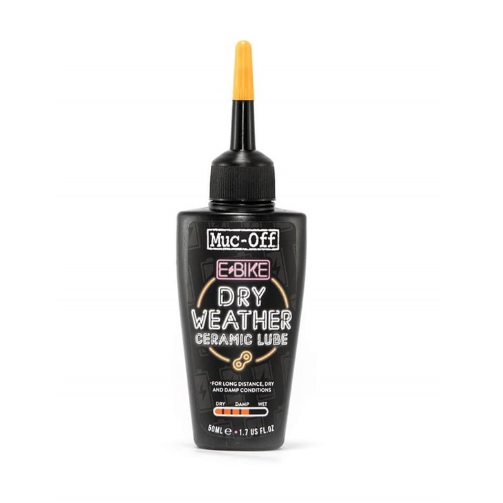 LUBRICANTE CERÁMICO DE CADENA EBIKE PARA CLIMA SECO MUC-OFF DRY WEATHER CERAMIC LUBE, 50 ML