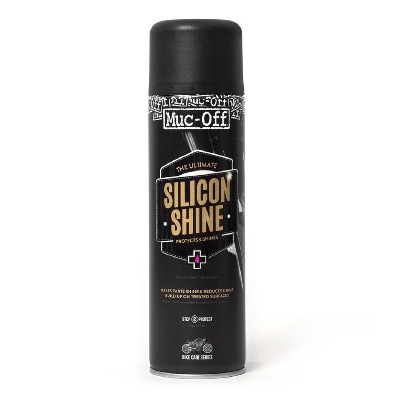 ABRILLANTADOR Y PROTECTOR MUC-OFF SILICONE SHINE SPRAY 500ML